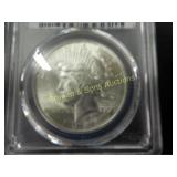 PCGS GRADED MS 63 - 1924-P PEACE SILVER DOLLAR
