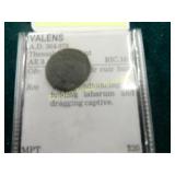 ANCIENT COIN FROM AD364-378 DEPICTING VALENS