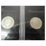 US 1971 AND 1973 PROOF EISENHOWER DOLLARS