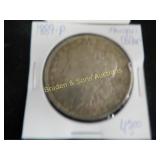 US 1889-P MORGAN SILVER DOLLAR. VF QUALITY