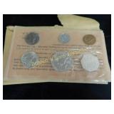 GROUP OF FIVE 1962 MINT SETS