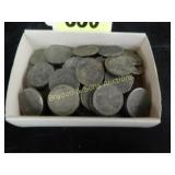 GROUP OF 100 US 1943 STEEL PENNIES