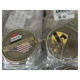 GROUP OF 100 FIRST CAVALRY MEDALLIONS