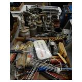 GROUP OF ASSTD PAINTING SUPPLIES