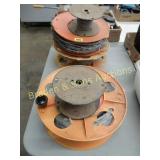GROUP OF 5 ROLLS OF ELECTRIC FENCE WIRE