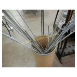LARGE QTY OF ASSTD THREADED ROD IN VARIOUS