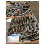GROUP OF 2 BOXES OF ASSTD SANDING PADS AND BELTS