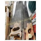 GROUP OF 8 HAND SAWS