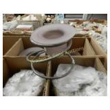 GROUP OF 21 CANDLE HOLDERS