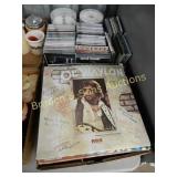 BOX OF ASSTD RECORDS AND CDS