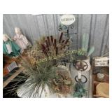 GROUP OF ASSTD INDOOR SILK PLANTS ETC