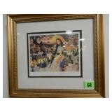 FRAMED 6" X 8" ARTIST SIGNED BY BARRY LEIGHTON