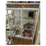 USED 60" X 30" LIGHTED DISPLAY CASE.