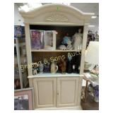 CONTEMPORARY 78" X 46" DISPLAY SHELF.