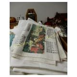 GROUP OF 4 BOXES OF ASSORTED SEWING SUPPLIES AND