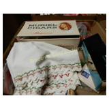 GROUP OF 4 BOXES OF ASSORTED SEWING SUPPLIES AND