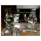 GROUP OF ASSORTED MURONO GLASS DECORATIONS.