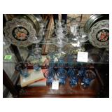 GROUP OF 2 SHELVES WITH ASSORTED MERCHANDISE.