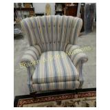 CONTEMPORARY WINGBACK CHAIRS.