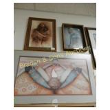 GROUP OF 3 FRAMED NATIVE AMERICAN PRINTS BY