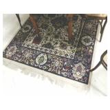 CONTEMPORARY 64" X 92" AREA RUG.