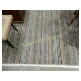 CONTEMPORARY 112" X 86" AREA RUG.