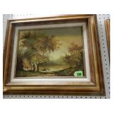 GROUP OF 3 FRAMED 12" X 16" OIL ON CANVAS