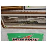 FRAMED 8" X 33" PRINT OF THE BUCKEYE CENTRAL