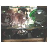 GROUP OF 30 CONTEMPORARY GREEN AND PURPLE