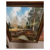 FRAMED 30" X 24" OIL ON CANVAS BY MAMELLI AND