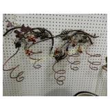 CONTEMPORARY WALL HANGING WINE RACK.