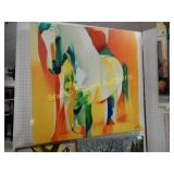 UNFRAMED 39" X 40" ACRYLIC ON CANVAS BY ROMERO OF