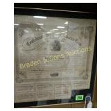 CONFEDERATE STATES OF AMERICA $500 WAR BOND. CIRCA