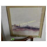 FRAMED 20" X 20" PRINT BY H KERMAN.