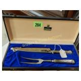 ANTIQUE ELMO DAGGER WITH SHEETH AND FORK.