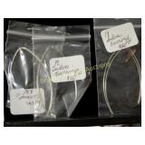 TRAY OF ASSTD STERLING SILVER EARRINGS.