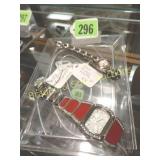 LADIES USED FADED GLORY AND GENEVA WRIST