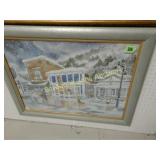 FRAMED 20" X 29" ARTIST SIGNED JUDY TAYLOR