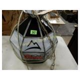 HANGING COORS LIGHT POOL TABLE LAMP.