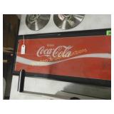 VINTAGE COCA-COLA SIGN FROM VENDING MACHINE.