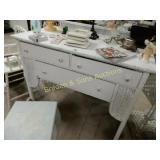 CONTEMPORARY WICKER DRESSER.