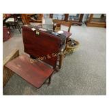 VINTAGE SCHOOL DESK.