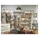 CUSTOM BUILT 108" X 144" HUGE DISPLAY SHELF BUILT