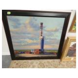 FRAMED 36" X 40" ARTIST SIGNED DL PARKS. GICLEE