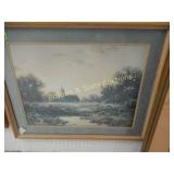 FRAMED 18" X 24" ARTIST SIGNED LARRY DYKE