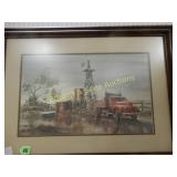 FRAMED 15" X 24" ARTIST SIGNED FRANK LOUDIN