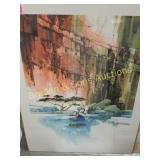 GROUP OF 4 UNFRAMED NATIVE AMERICAN PRINTS.