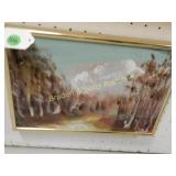 FRAMED 14" X 20" WATER COLOR BY BIGGS.