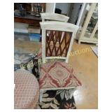 GROUP OF 2 CONTEMPORARY DINING CHAIRS AND MATCHING