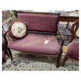 ANTIQUE 2 PERSON SETTEE.